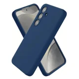 Миниатюра: Силиконов кейс iPaky матиран, За Samsung Galaxy A37, Тъмносин