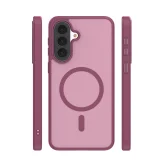 Миниатюра: Кейс Mag Matt с цяла дупка за камерите за Samsung Galaxy A57 тъмнолилав