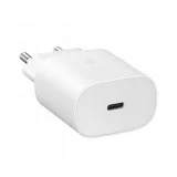 Миниатюра: Оригинално Зарядно устройство адаптер Samsung 25W USB-C, EP-TA800NWE 220V Super Fast Charging в плик, Бял