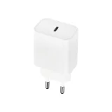 Миниатюра: Зарядно устройство адаптер 20W USB-C, Maxlife MXTC-06 PD QC, 20W, 220V, Бял