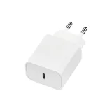 Миниатюра: Зарядно устройство адаптер 20W USB-C, Maxlife MXTC-06 PD QC, 20W, 220V, Бял