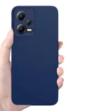 Миниатюра: Силиконов кейс iPaky матиран, За Xiaomi Redmi Note 12 5G/Poco X5, Тъмносин