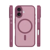 Миниатюра: Кейс Mag Matt с отвори за камерите за iPhone 17 / 18 тъмнолилав