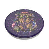 Миниатюра: Оригинален попсокет PopSockets® PopGrip License Glitter Hogwarts Floral, Многоцветен