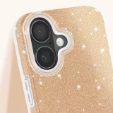 Миниатюра: Силиконов кейс bSmart Glitter 3в1 за Samsung Galaxy A57 златист