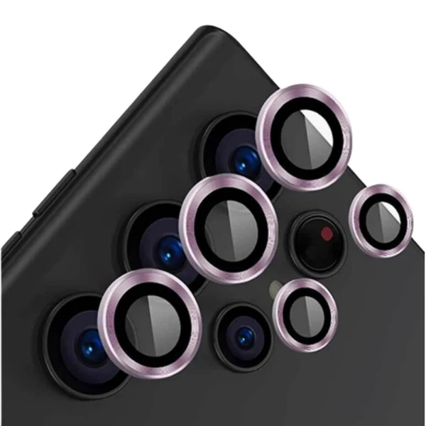 Протектор задна камера метални рингове MBX за Samsung Galaxy S23 Ultra (S918B), Лилав