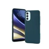 Миниатюра: Силиконов кейс iPaky матиран, За Motorola Moto G13/G23, Тъмнозелен
