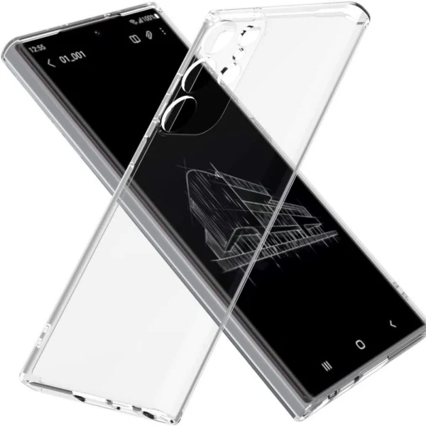 Силиконов кейс MBX 1.8-2mm, За Samsung Galaxy S23 Ultra (S918B), Прозрачен