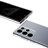 Миниатюра: Силиконов кейс MBX 1.8-2mm, За Samsung Galaxy S23 Ultra (S918B), Прозрачен
