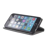 Миниатюра: Калъф тефтер флип bSmart Magnet Book страничен, За iPhone 14 Plus (6.7), Черен