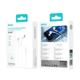 Миниатюра: Слушалки BWOO HF179 с Lightning и контрол на звука, бели