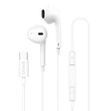 Миниатюра: Слушалки BWOO HF175 с USB-C дигитален интерфейс, бели