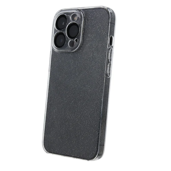 Силиконов кейс Shine 2 mm брокатен, За iPhone 14 Plus (6.7), Прозрачен