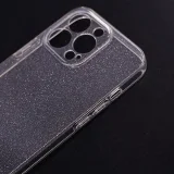 Миниатюра: Силиконов кейс Shine 2 mm брокатен, За iPhone 14 Pro (6.1), Прозрачен