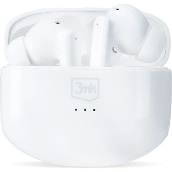 Слушалки Bluetooth безжични 3mk LifePods, Бели