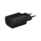Миниатюра: Оригинално Зарядно устройство адаптер Samsung 25W USB-C, EP-TA800NBE 220V Super Fast Charging в плик, Черен