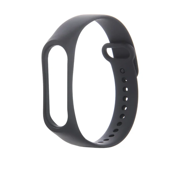Силиконова каишка bSmart за смарт гривна Xiaomi Mi Band 5/6, Черна