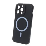 Миниатюра: Силиконов кейс bSmart Silicone Soft Magsafe, За iPhone 14 Plus (6.7), Черен