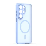 Миниатюра: Кейс Mag Matt с отвори за камерите за Samsung Galaxy S26 Ultra светлосин