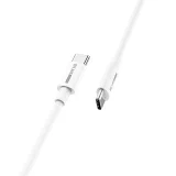 Миниатюра: Кабел USB-C - USB-C, BLUE Power BBX44 1м 100W 5A в кутия, Бял