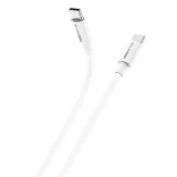 Миниатюра: Кабел USB-C - USB-C, BLUE Power BBX44 1м 100W 5A в кутия, Бял