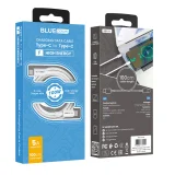 Миниатюра: Кабел USB-C - USB-C, BLUE Power BBX44 1м 100W 5A в кутия, Бял