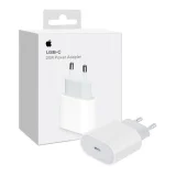 Миниатюра: Оригинално Зарядно устройство адаптер Apple 20W USB-C, MUVV3ZM/A в кутия, 220V, Бял