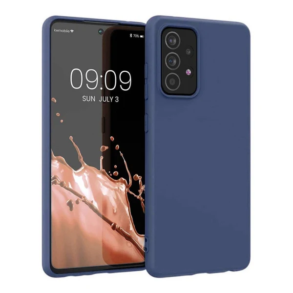 Силиконов кейс iPaky матиран, За Samsung Galaxy A23 4G/5G (A235F/A236U), Тъмносин