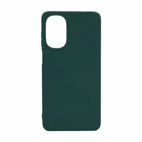 Силиконов кейс iPaky матиран, За Motorola Moto E32/E32s, Тъмнозелен
