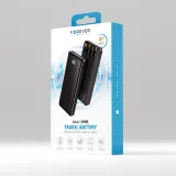 Миниатюра: Външна батерия Power Bank 10000 mAh Forever TB-411 All in 1, Черна