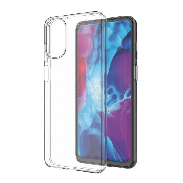 Силиконов кейс MBX, За Motorola Moto E32/E32s, Прозрачен