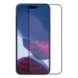 Миниатюра: Стъклен протектор OG Premium с цяло лепило, За iPhone 14 Pro (6.1), Черен