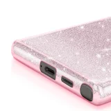 Миниатюра: Силиконов кейс bSmart Glitter 3в1 за Samsung Galaxy S26 Ultra розов