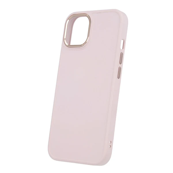 Силиконов кейс bSmart Silicone Satin Case, За iPhone 14 Plus (6.7), Бледорозов