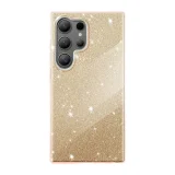 Миниатюра: Силиконов кейс bSmart Glitter 3в1 за Samsung Galaxy S26 Ultra златист