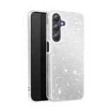 Миниатюра: Силиконов кейс bSmart Glitter 3в1 за Samsung Galaxy S26 сребрист