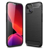 Миниатюра: Силиконов кейс MBX Carbon, За iPhone 14 Plus (6.7), Черен