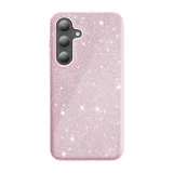 Миниатюра: Силиконов кейс bSmart Glitter 3в1 за Samsung Galaxy S26 Plus розов