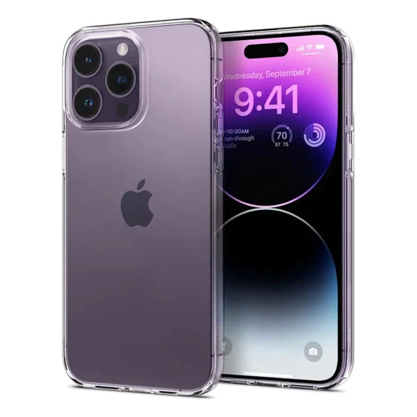 Силиконов кейс MBX 1.8-2mm, За iPhone 14 Pro Max (6.7), Прозрачен