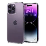 Миниатюра: Силиконов кейс MBX 1.8-2mm, За iPhone 14 Pro Max (6.7), Прозрачен