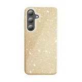 Миниатюра: Силиконов кейс bSmart Glitter 3в1 за Samsung Galaxy S26 Plus златист