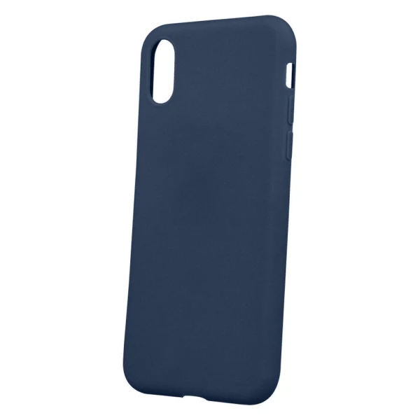 Силиконов кейс iPaky матиран, За iPhone 14 Pro (6.1), Тъмносин