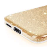 Миниатюра: Силиконов кейс bSmart Glitter 3в1 за Samsung Galaxy S26 Plus златист