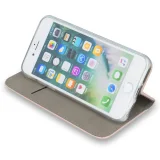 Миниатюра: Калъф тефтер флип bSmart Magnetic Book страничен, За iPhone 14 (6.1), Розово-златен