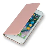 Миниатюра: Калъф тефтер флип bSmart Magnetic Book страничен, За iPhone 14 (6.1), Розово-златен