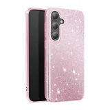 Миниатюра: Силиконов кейс bSmart Glitter 3в1 за Samsung Galaxy S26 розов