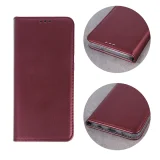 Миниатюра: Калъф тефтер флип bSmart Magnetic Book страничен, За iPhone 14 Pro (6.1), Бордо
