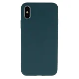 Миниатюра: Силиконов кейс iPaky матиран, За iPhone 14 Pro Max (6.7), Тъмнозелен