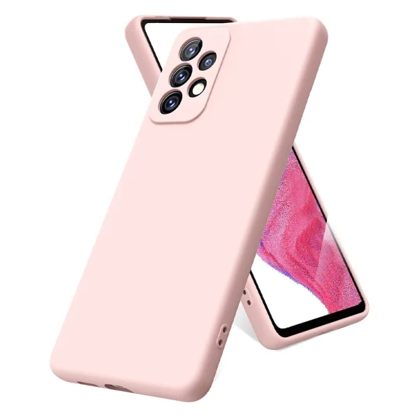 Силиконов кейс bSmart Silicone Soft Cover, За Samsung Galaxy A73 5G (A736B),Розов