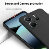 Миниатюра: Силиконов кейс bSmart Silicone Soft Cover, За Xiaomi Redmi Note 15 5G / 4G, Черен